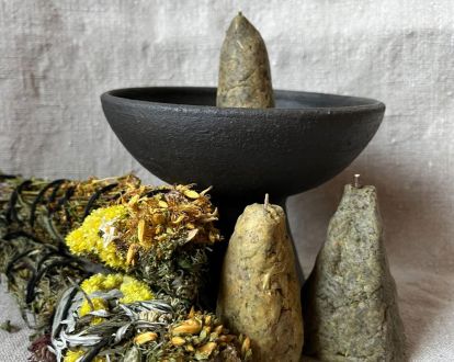 Wiedźmowa bezknotowa świeca intencyjna